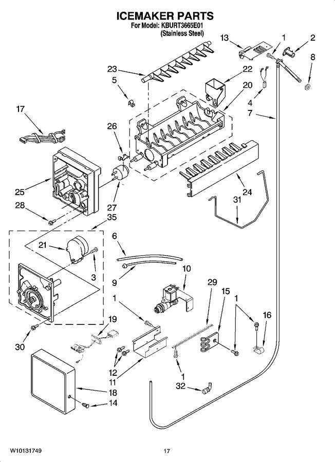 Diagram for KBURT3665E01