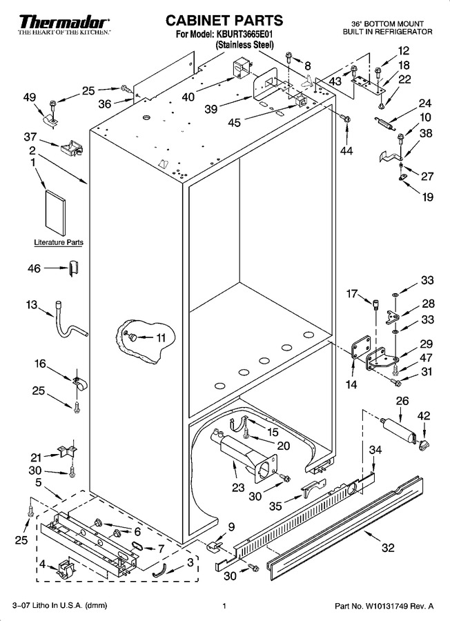 Diagram for KBURT3665E01