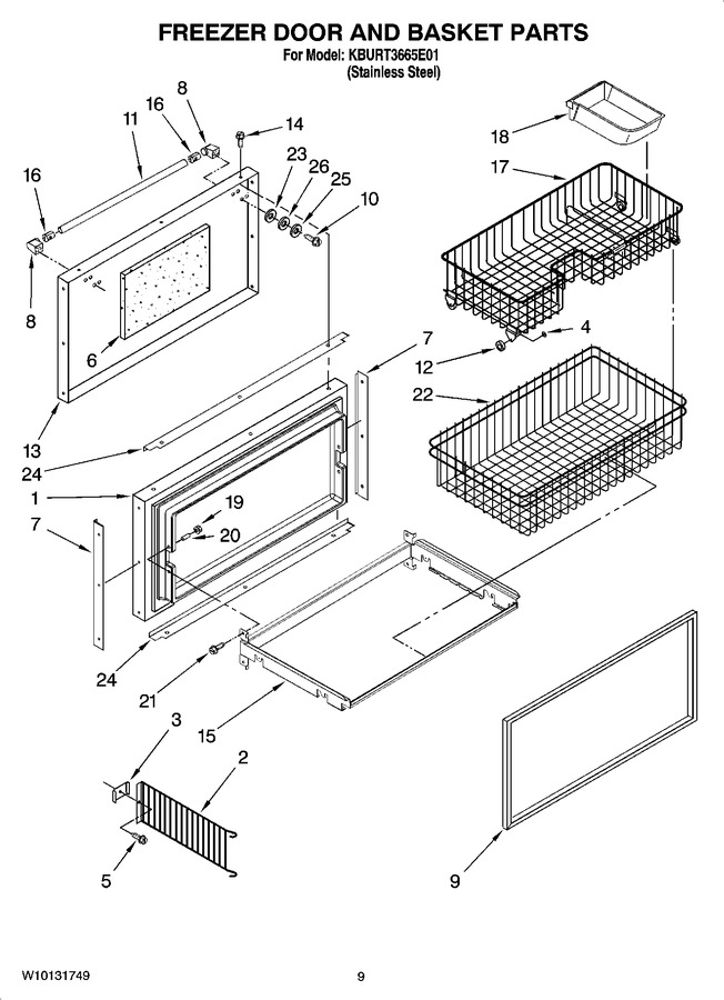 Diagram for KBURT3665E01
