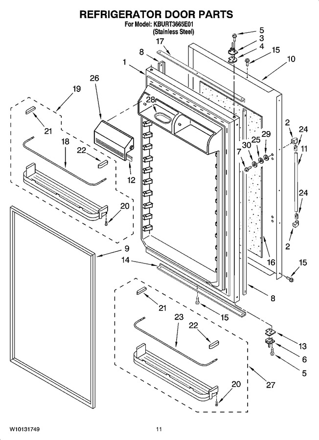 Diagram for KBURT3665E01