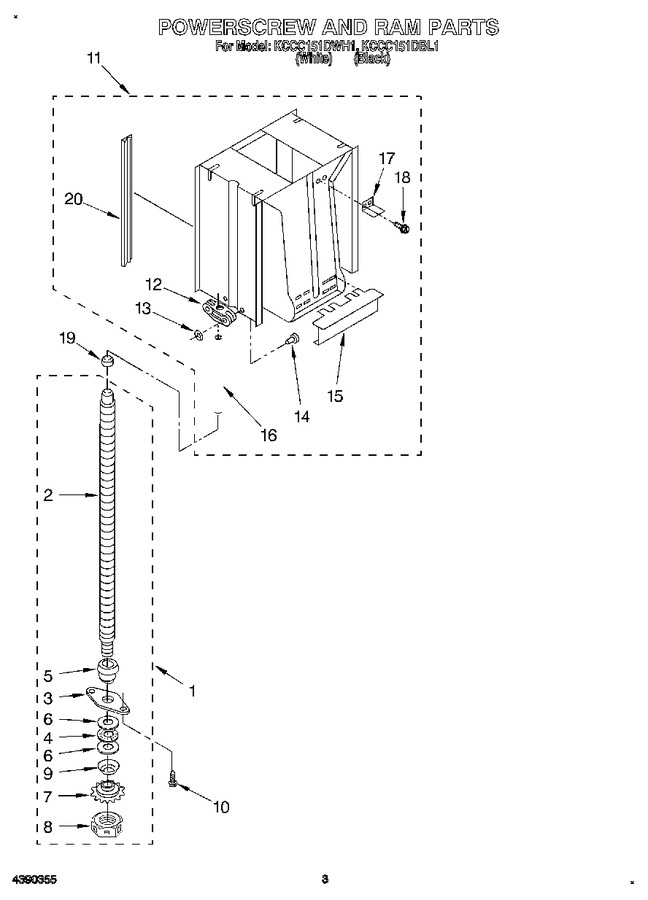Diagram for KCCC151DWH1