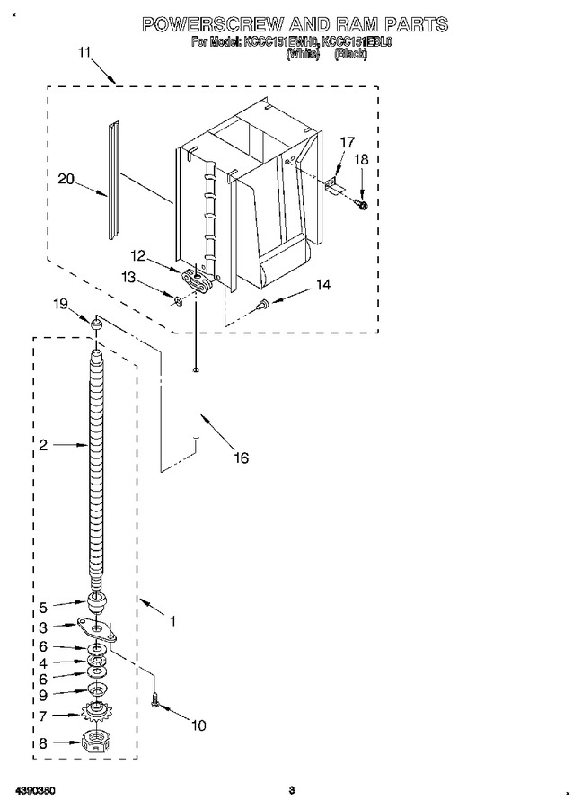 Diagram for KCCC151EBL0