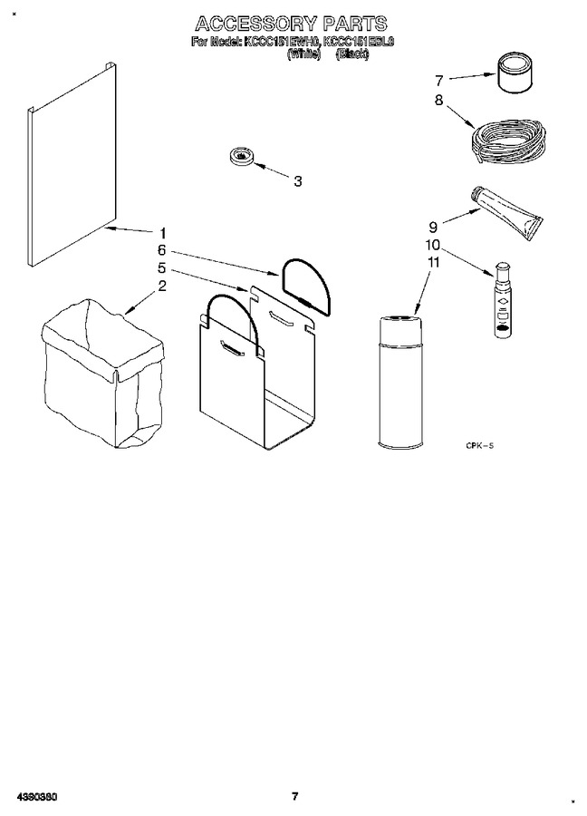Diagram for KCCC151EWH0