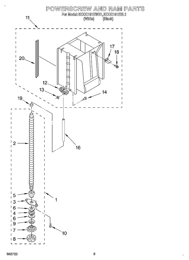Diagram for KCCC151EWH1