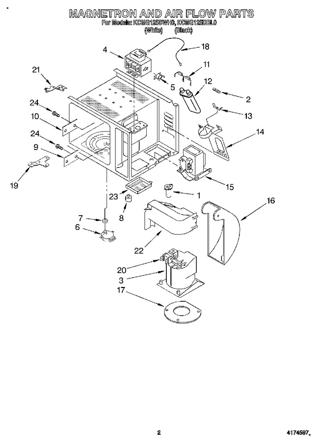 Diagram for KCMG125DWH0