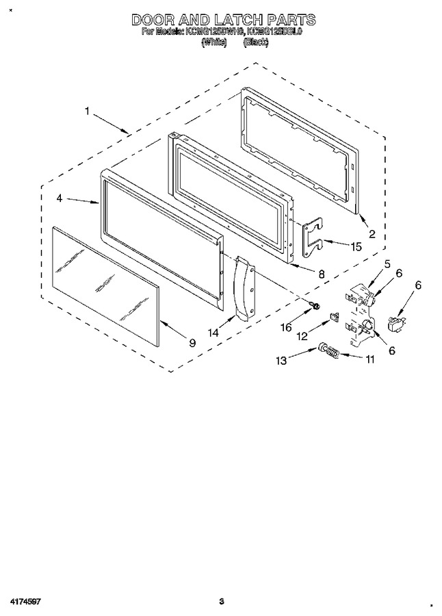 Diagram for KCMG125DWH0