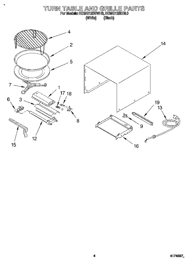 Diagram for KCMG125DWH0