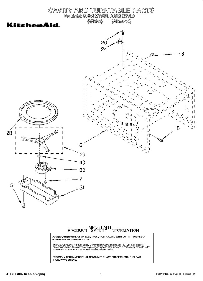 Diagram for KCMS122YAL0