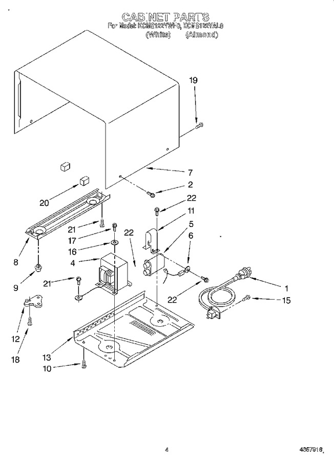 Diagram for KCMS122YAL0