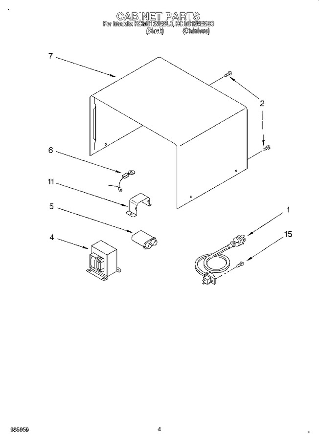 Diagram for KCMS125EBL0