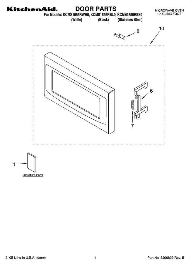 Diagram for KCMS1555RWH0
