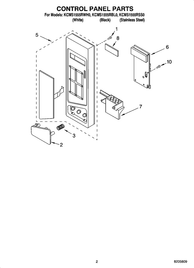 Diagram for KCMS1555RWH0