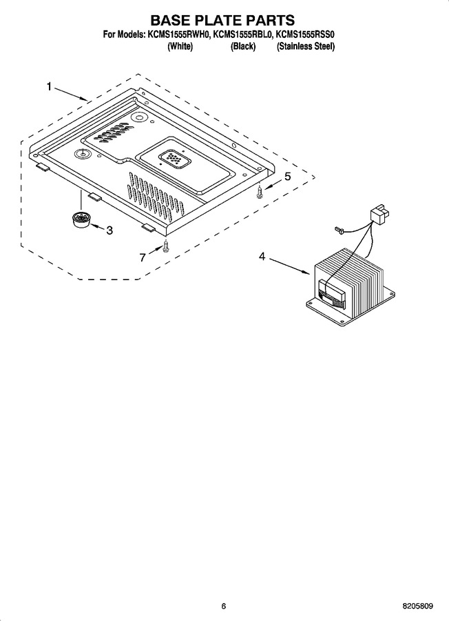 Diagram for KCMS1555RWH0