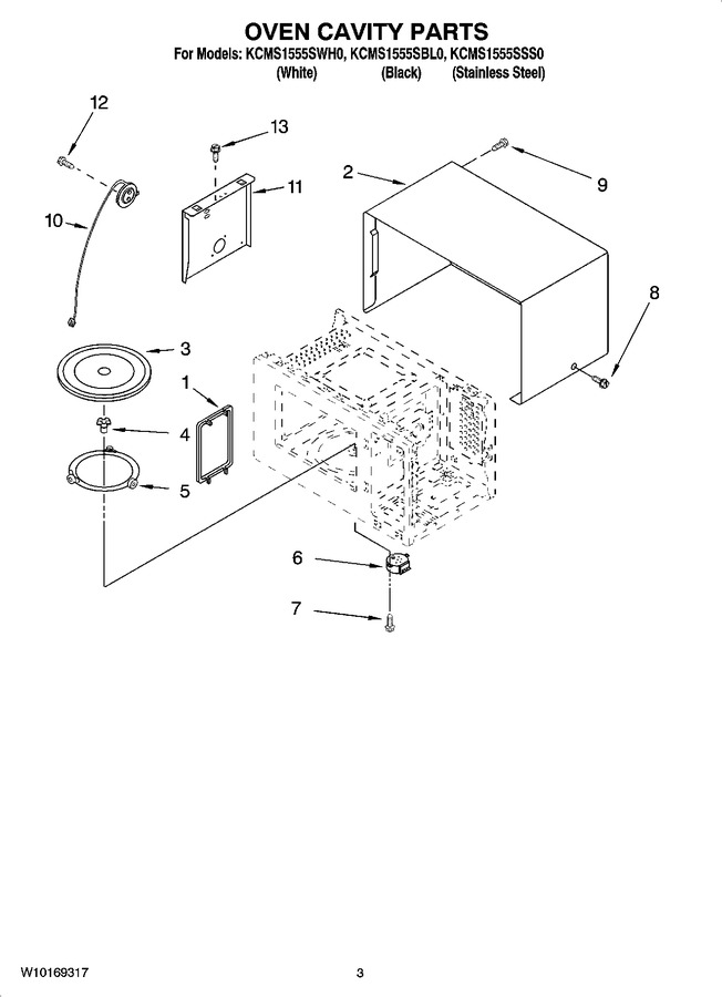 Diagram for KCMS1555SWH0