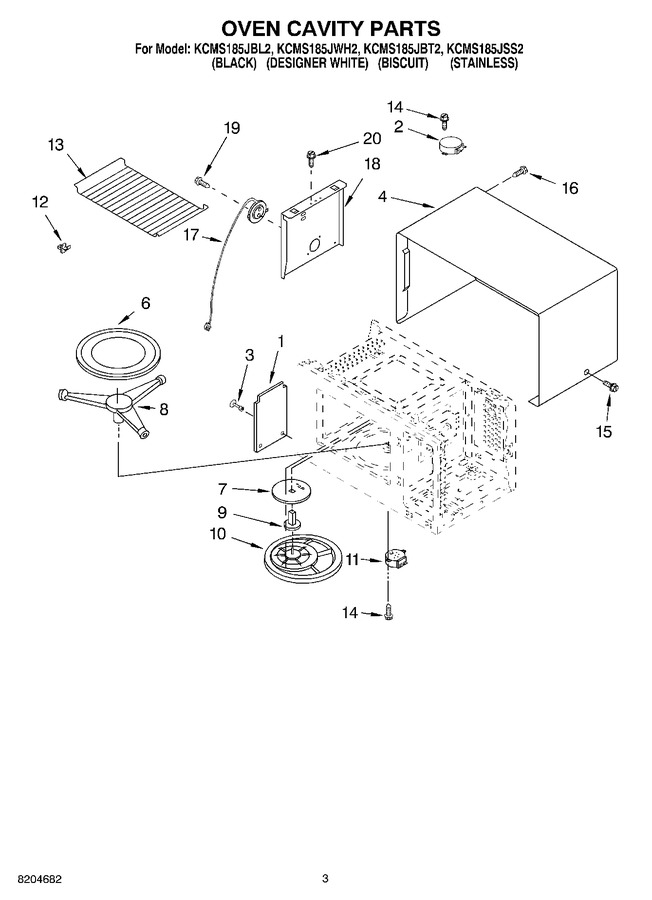 Diagram for KCMS185JWH2