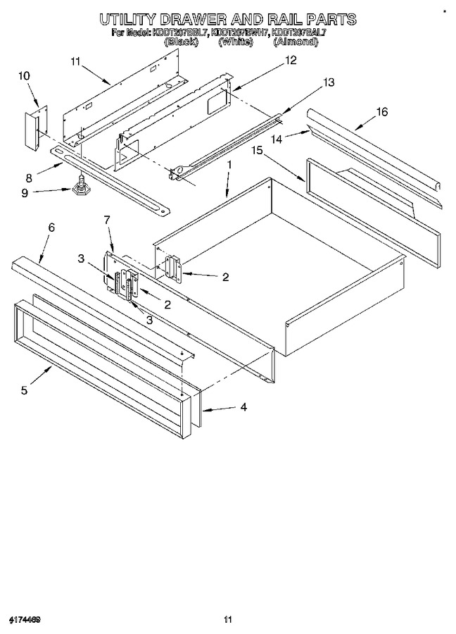 Diagram for KDDT207BWH7