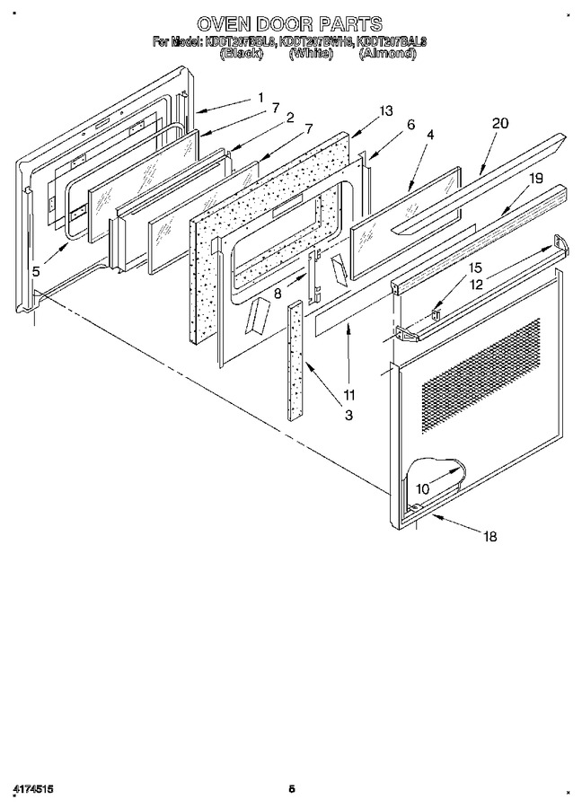 Diagram for KDDT207BWH8