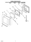Diagram for 02 - Oven Door Parts