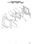 Diagram for 03 - Oven Door Parts