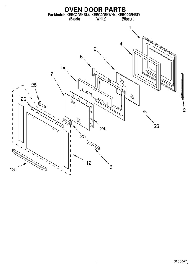 Diagram for KEBC208HWH4