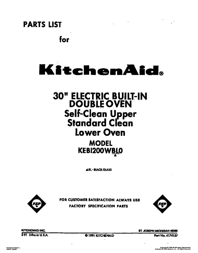 Diagram for KEBI200WBL0