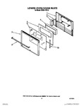 Diagram for 06 - Lower Oven Door