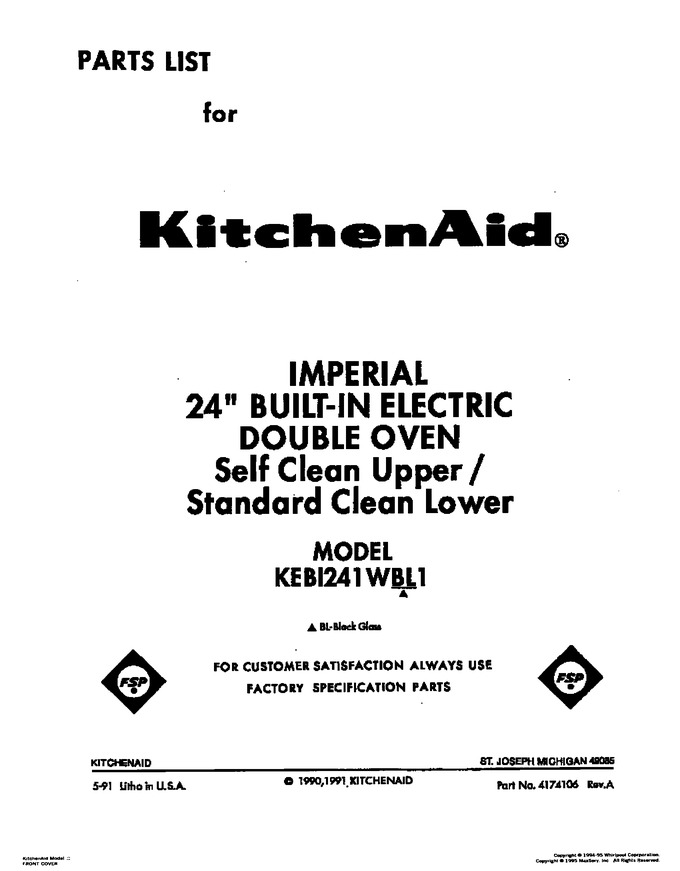 Diagram for KEBI241WBL1