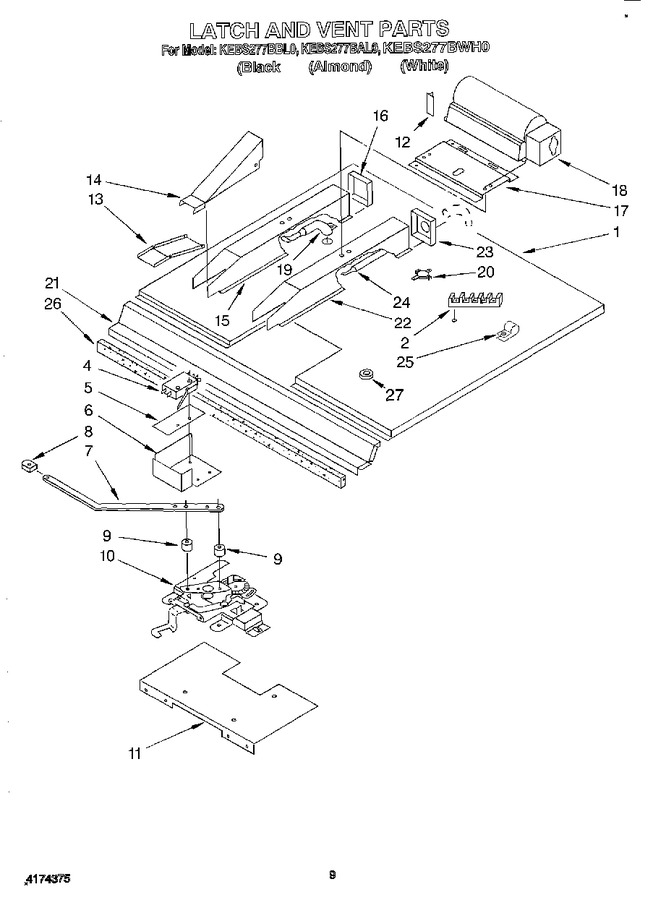 Diagram for KEBS277BWH0