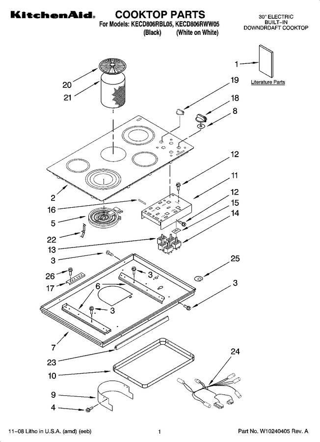 Diagram for KECD806RWW05