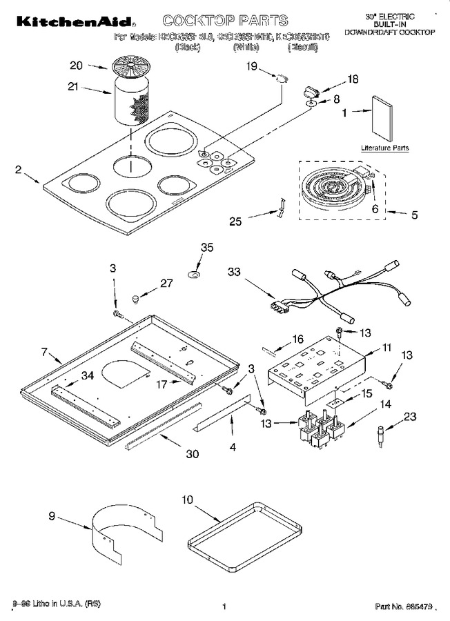 Diagram for KECD865HBL0