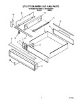 Diagram for 06 - Utility Drawer And Rail
