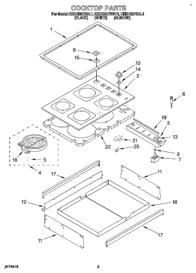Diagram for KEDH207BWH1