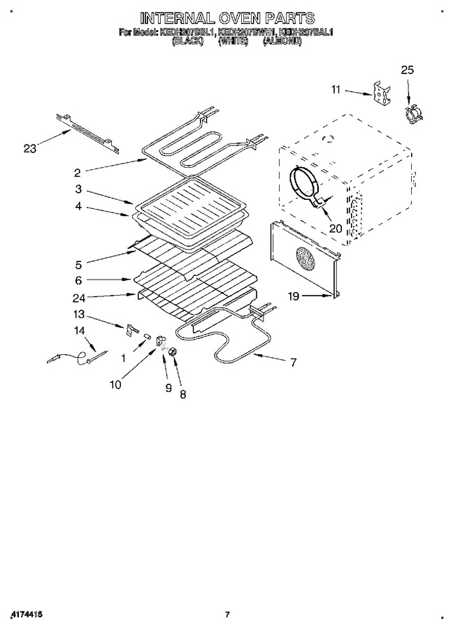 Diagram for KEDH207BWH1
