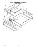 Diagram for 08 - Utility Drawer And Rail