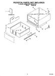 Diagram for 05 - Pedestal Parts (not Included), Optional Parts (not Included)
