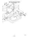 Diagram for 07 - Washer Top And Lid