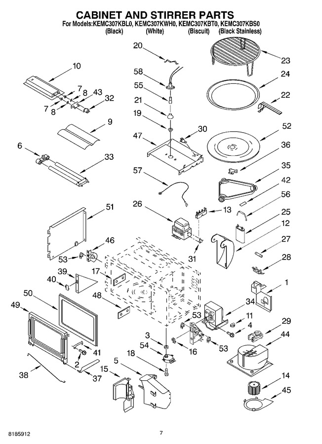 Diagram for KEMC307KWH0