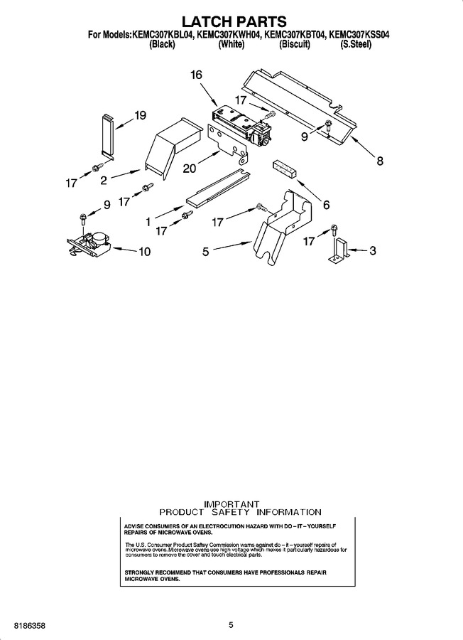Diagram for KEMC307KWH04