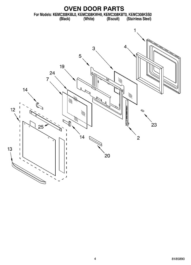 Diagram for KEMC308KWH0