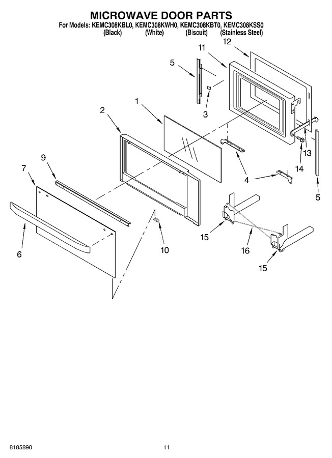 Diagram for KEMC308KWH0