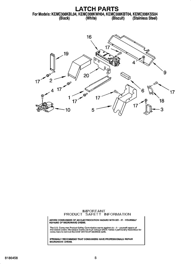 Diagram for KEMC308KWH04