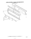 Diagram for 03 - Oven Control Frame And Knob