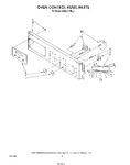 Diagram for 02 - Oven Control Panel , Lit/optional