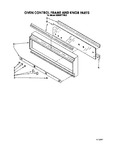 Diagram for 03 - Oven Control Frame And Knob