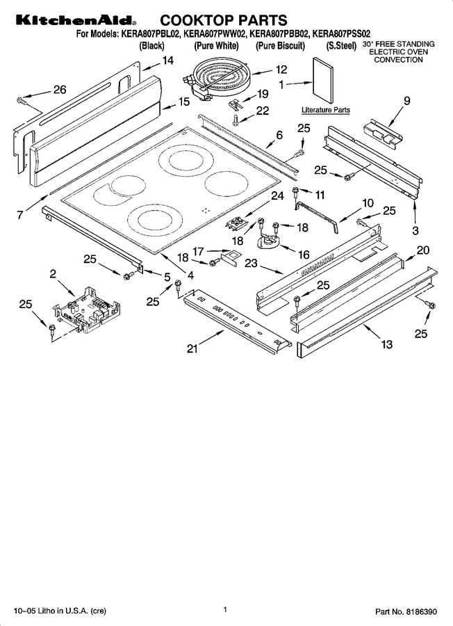 Diagram for KERA807PBL02