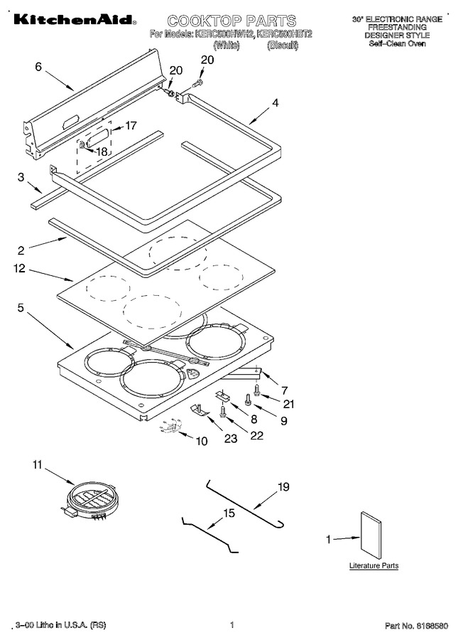 Diagram for KERC500HWH2