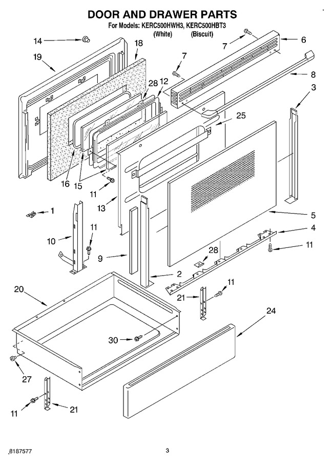 Diagram for KERC500HWH3