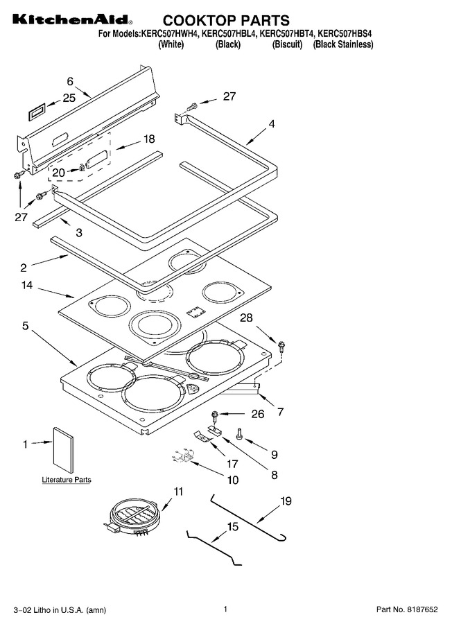Diagram for KERC507HWH4