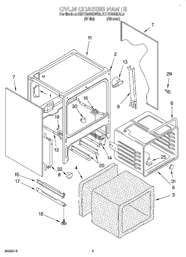 Diagram for KERC600EWH5