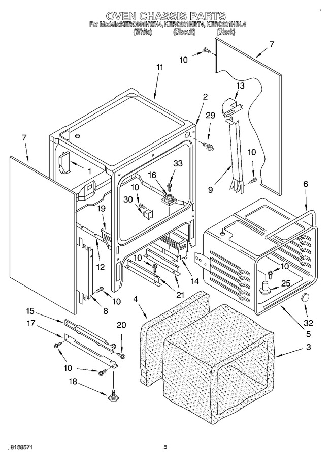 Diagram for KERC601HWH4